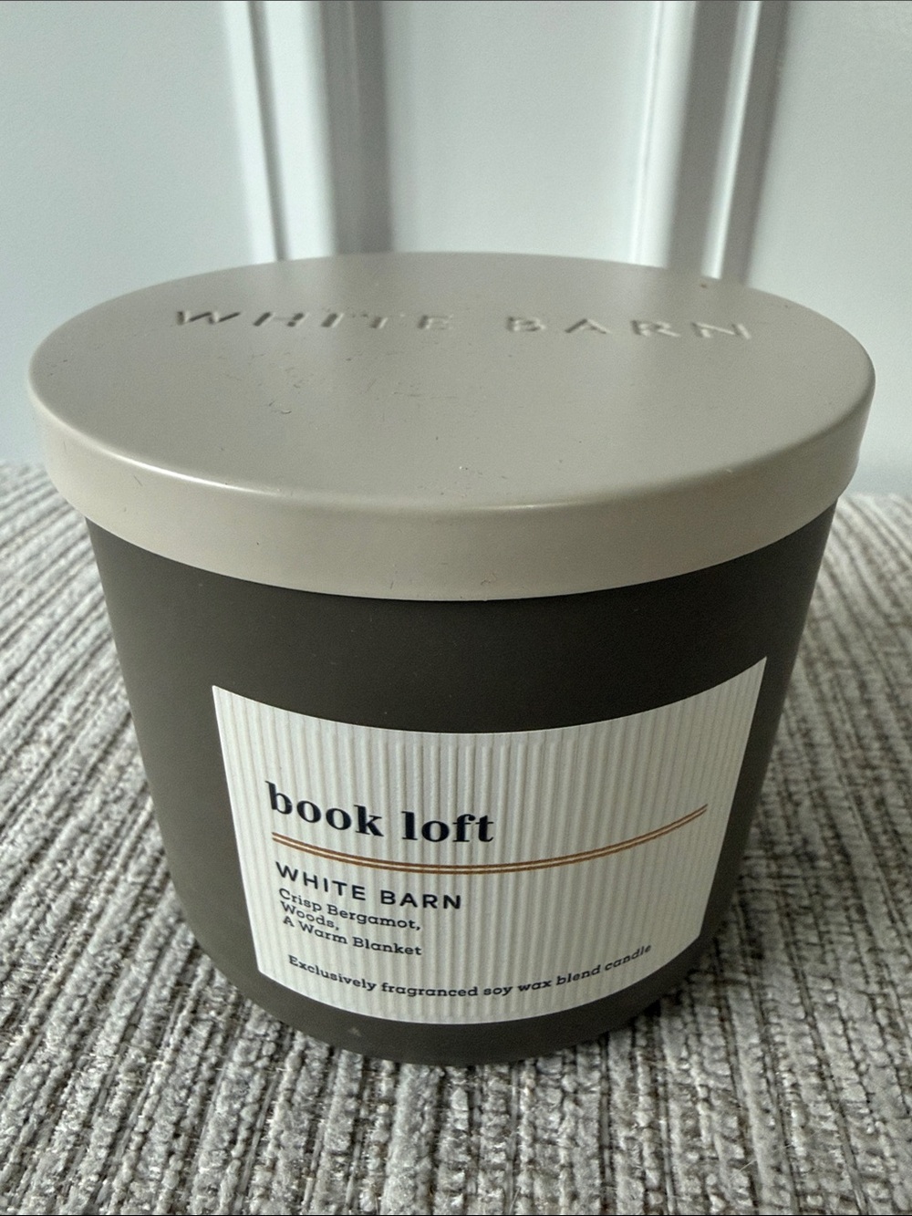 Bath & Body Works White Barn BOOK LOFT Large 3 Wick Scented Candle 14.5 oz